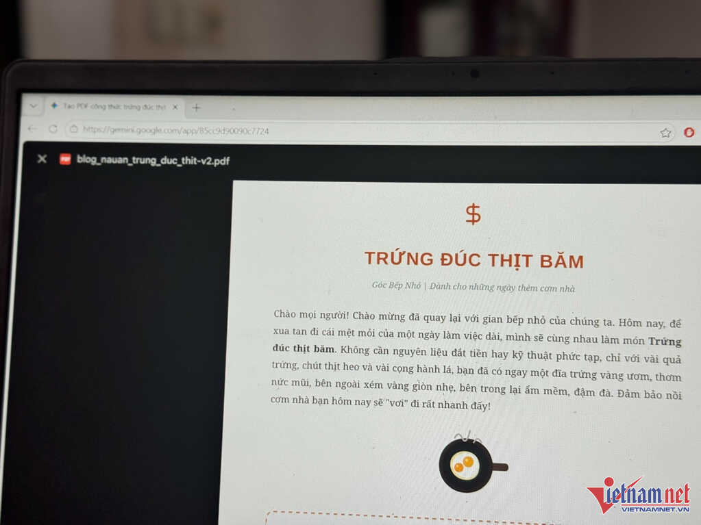 Gemini thêm tính năng tạo file Word, Excel ngay trong khung chat