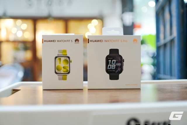 Trên tay Huawei WATCH FIT 5 và 5 Pro: Màn hình sáng tới 3.000 nit, bản Pro có ECG, đánh giá nguy cơ tiểu đường