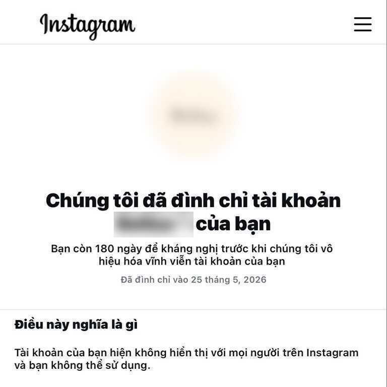 Hàng loạt tài khoản Instagram bị khóa không rõ lý do, Meta nói gì?