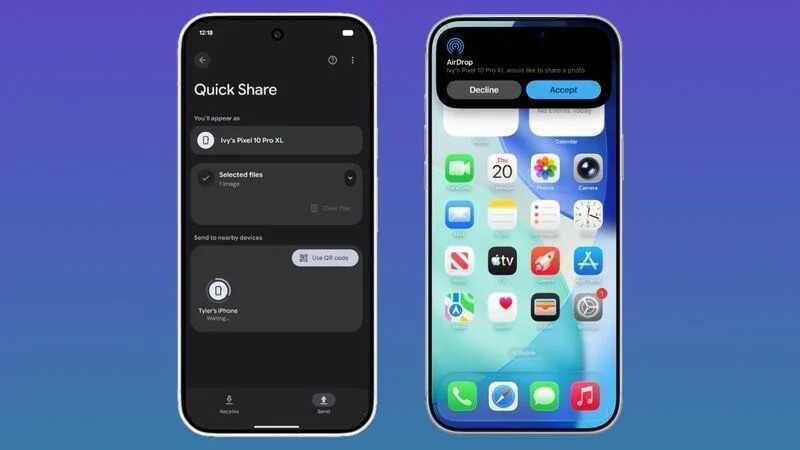 Thêm điện thoại Samsung, Oppo, Xiaomi hỗ trợ AirDrop sang iPhone