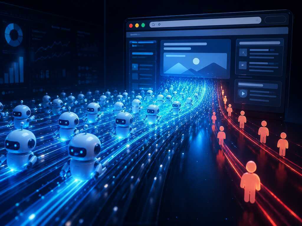 Lần đầu tiên trong lịch sử, AI lướt web nhiều hơn con người