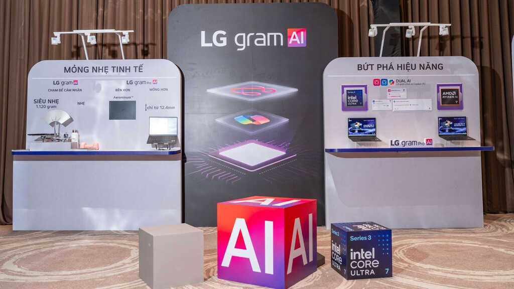 LG gram AI 2026 - nâng tầm chuẩn mực laptop AI siêu di động