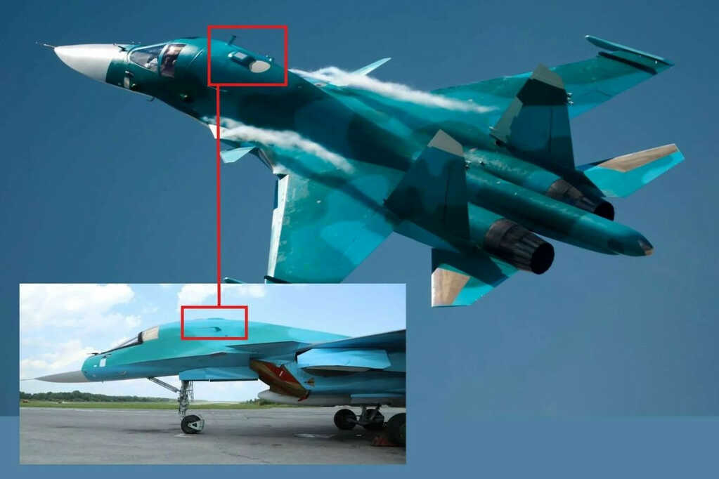 Lộ diện ‘quái thú bầu trời’ Su-34 phiên bản nâng cấp với thiết bị quan trọng lắp sau buồng lái