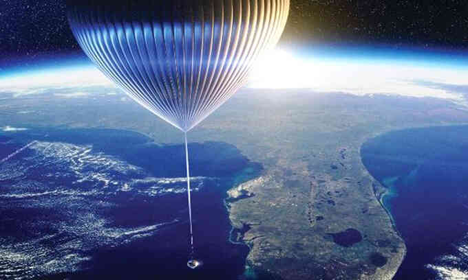 Thử nghiệm phóng khinh khí cầu lên cao 32.000 m
