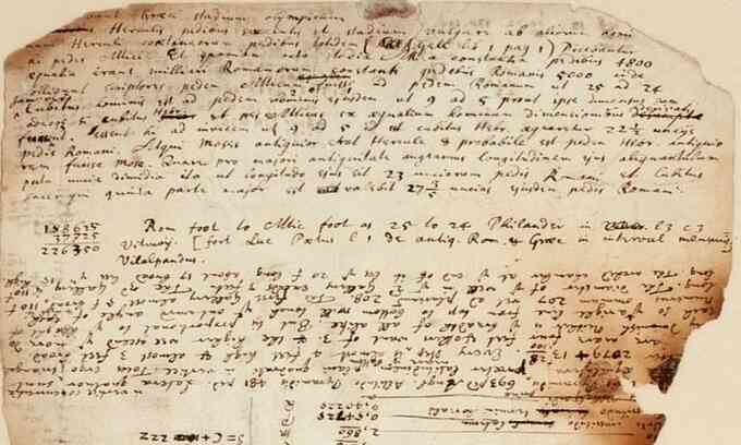 Những nghiên cứu của Isaac Newton về kim tự tháp
