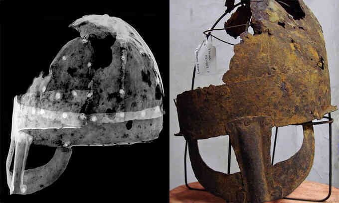 Mũ giáp hơn 1.000 năm tuổi