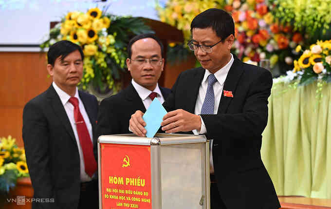 Ông Lê Xuân Định được giới thiệu giữ chức Bí thư Đảng ủy Bộ KHCN