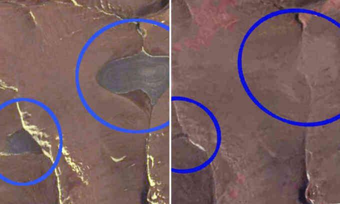 Hai chỏm băng hàng nghìn năm tuổi biến mất