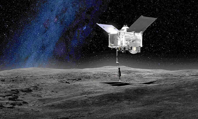 Tàu NASA sắp chạm xuống tiểu hành tinh Bennu để lấy mẫu