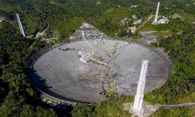 Puerto Rico sẽ xây lại kính viễn vọng Arecibo