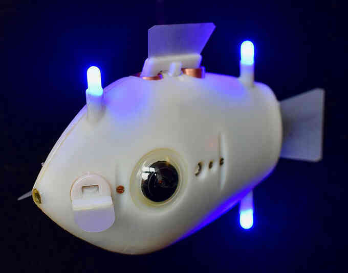 Cá robot in 3D có thể bơi theo bầy