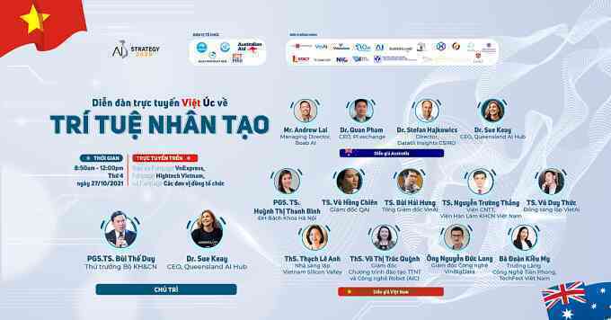 Ngày mai khai mạc diễn đàn AI Việt Nam-Australia