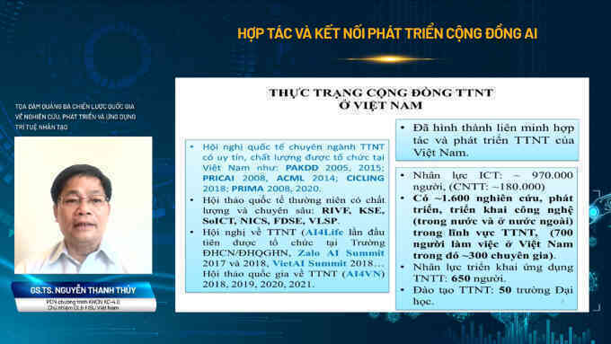Kết nối phát triển cộng đồng trí tuệ nhân tạo Việt Nam