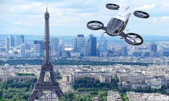 Paris sẽ dùng taxi bay trong Thế vận hội 2024