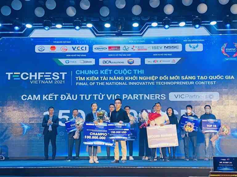 Cuộc thi Techfest 2021 công bố quán quân với giải thưởng 100 triệu đồng