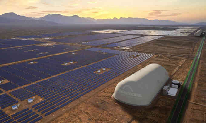 Pin 200 MWh tích trữ điện mặt trời bằng CO2