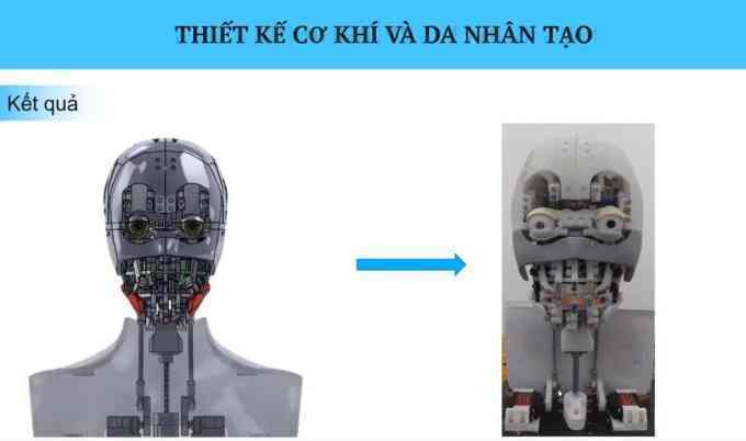 Sinh viên Việt làm robot biểu cảm như người thật