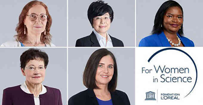 Năm nhà khoa học nữ thế giới nhận Giải L’Oréal – UNESCO