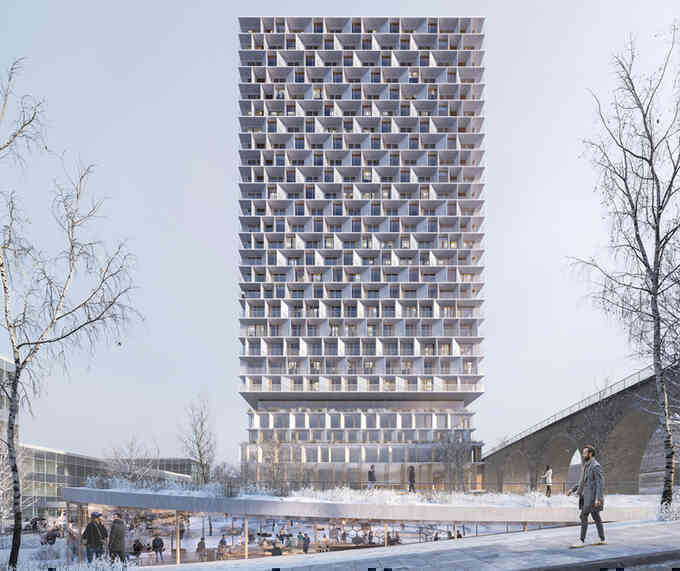Dự án xây tòa tháp cao 85 m bằng gỗ