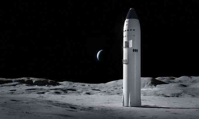 SpaceX thắng hợp đồng chế tạo tàu đổ bộ Mặt Trăng