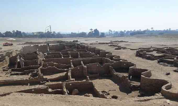 Tàn tích thành phố 3.500 năm của pharaoh Ai Cập