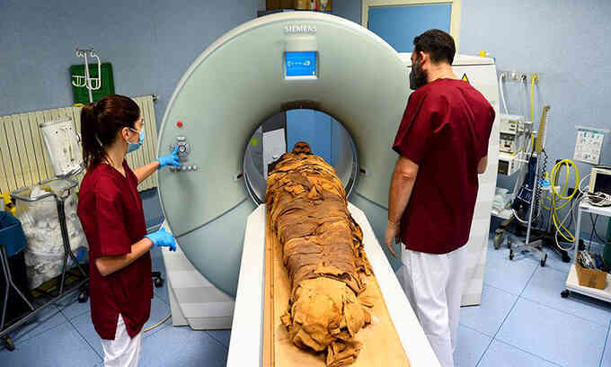 Giải mã xác ướp Ai Cập bằng công nghệ CT scan