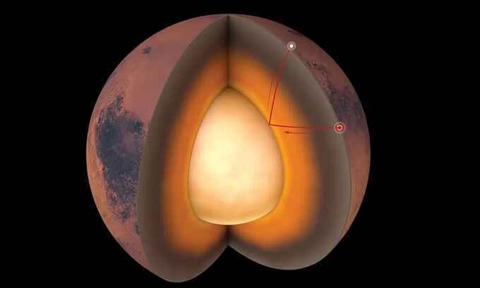 NASA lập bản đồ đầu tiên về cấu tạo sao Hỏa