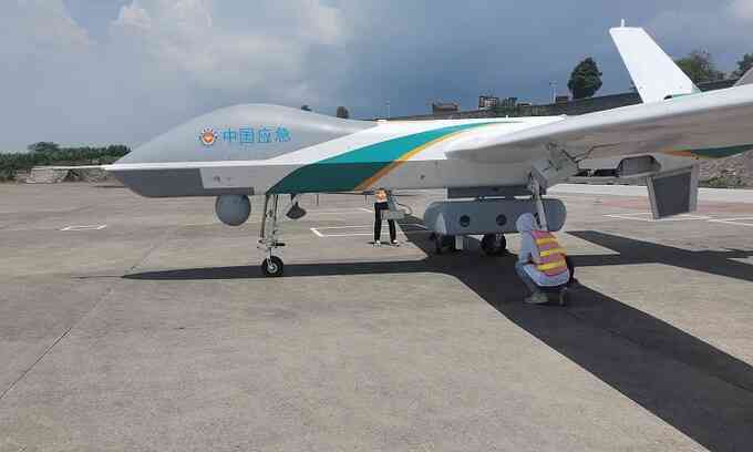 Trung Quốc dùng drone khôi phục mạng viễn thông vùng lũ