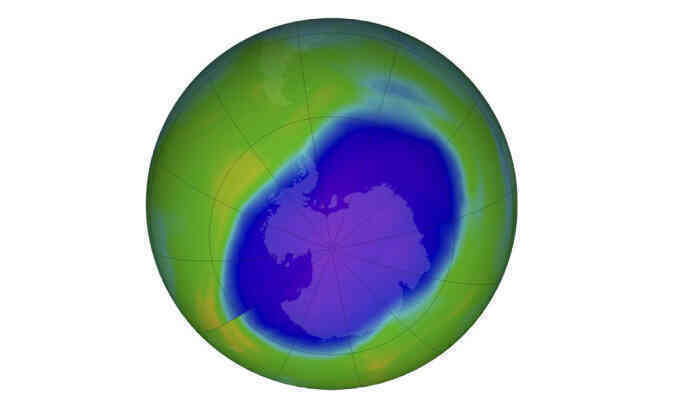 Lỗ thủng tầng ozone rộng 26,4 triệu km2 trên châu Nam Cực