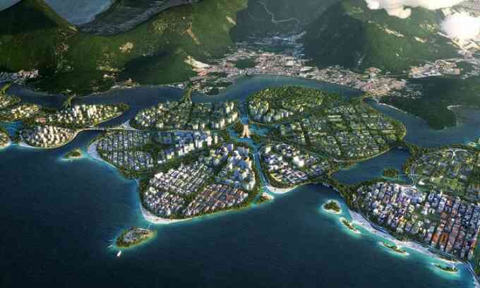 Thành phố nổi hình lá hoa súng rộng hơn 1.800 hecta