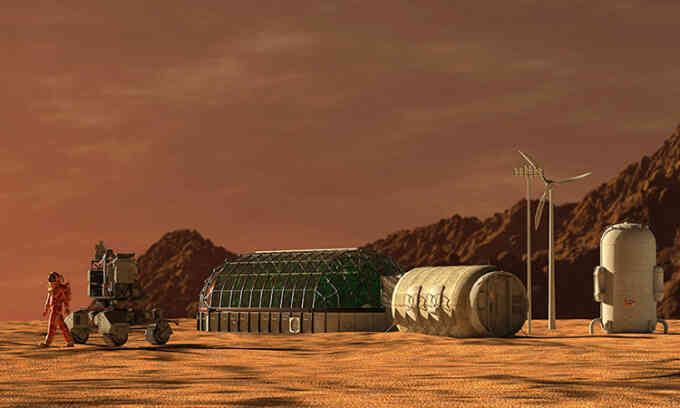 Turbine gió sao Hỏa có thể cung cấp điện cho con người
