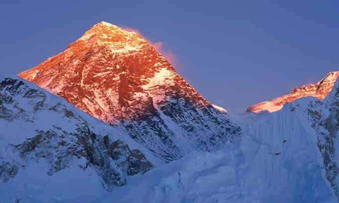 Sông băng cao nhất trên đỉnh Everest mỏng đi 54 m