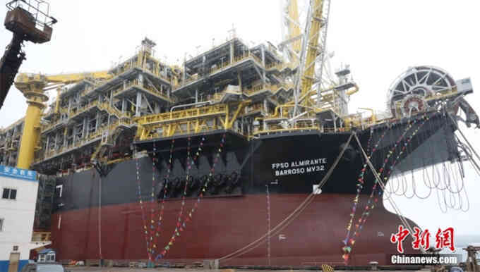 Trung Quốc xuất xưởng tàu sản xuất dầu khí siêu lớn