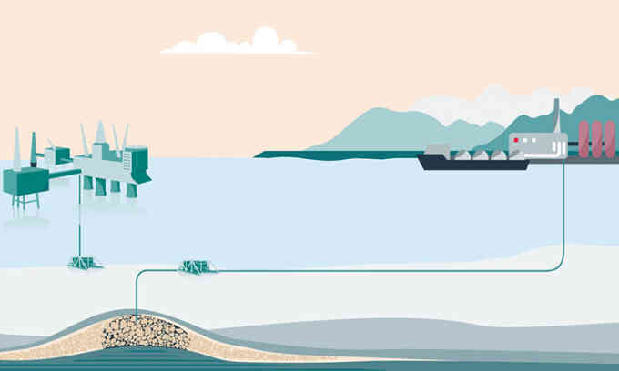 Na Uy xây đường ống khổng lồ dẫn CO2 xuống đáy biển