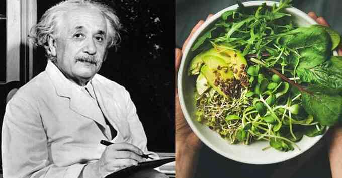 Bữa ăn tiêu chuẩn của Albert Einstein có gì đặc biệt?