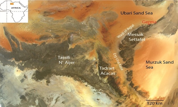 Sa mạc Sahara từng có 750 km đường hầm dẫn nước