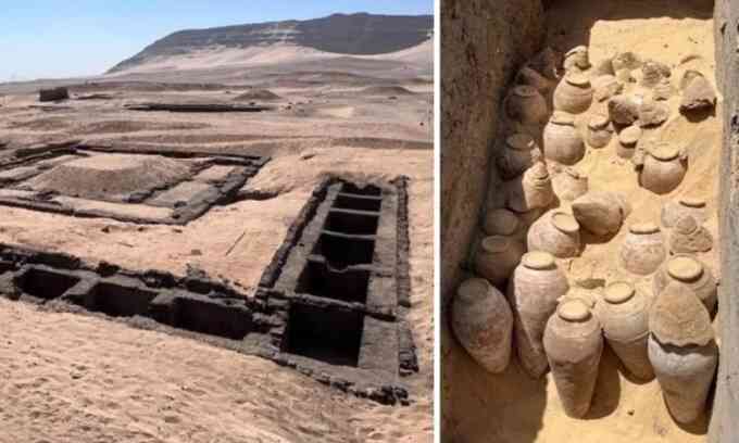 Mộ nữ pharaoh chứa hàng hàng trăm vò rượu 5.000 năm