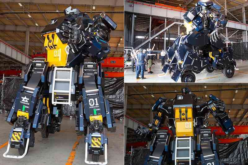 Nhật Bản ra mắt robot khổng lồ, có khoang lái cho người điều khiển