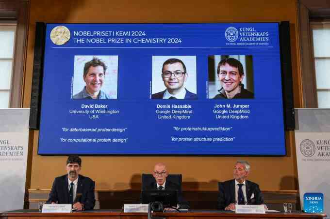 Hai chủ nhân giải thưởng VinFuture nhận Nobel Hóa học 2024