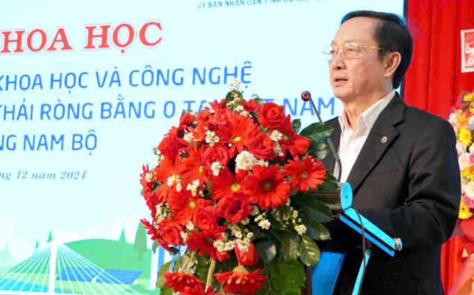Bộ Khoa học và Công nghệ triển khai chương trình NetZero vùng Đông Nam Bộ