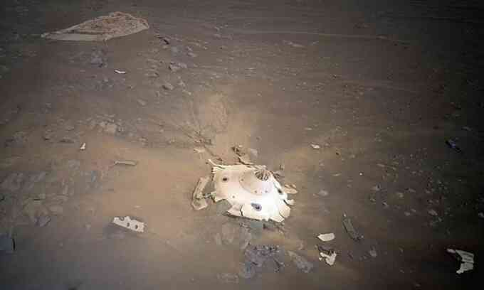 Núi rác con người thải ra trên sao Hỏa