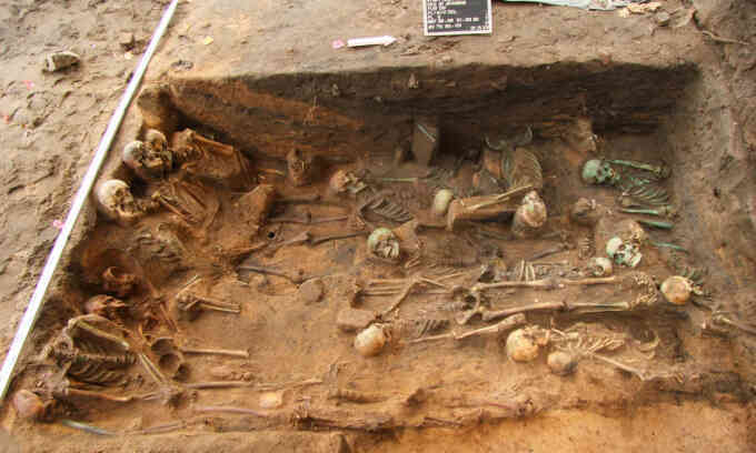 Khu mộ cổ tập thể chôn cất 1.500 bệnh nhân dịch hạch