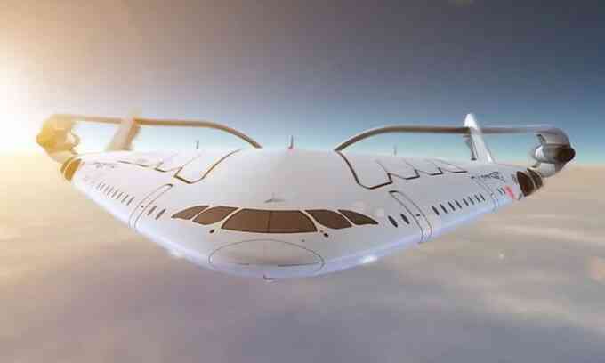 Thiết kế máy bay siêu thanh không cánh 1.850 km/h