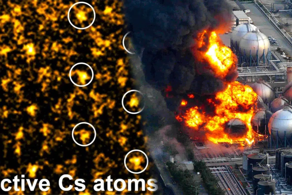 Nhà khoa học lo ngại về Caesium phóng xạ chụp ở nhà máy Fukushima