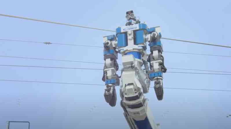 Nhật Bản dùng robot hình người khổng lồ để bảo dưỡng đường sắt