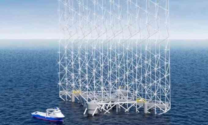 Bức tường turbine gió công suất 40 MW