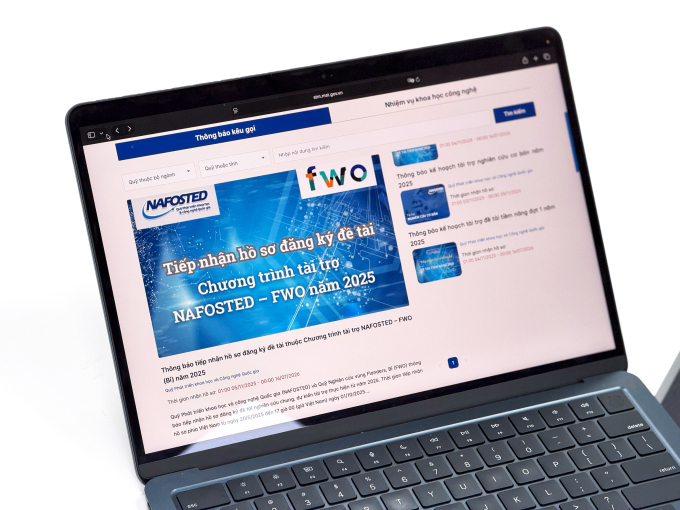 Bộ Khoa học và Công nghệ quản lý đề tài, nhiệm vụ trên hệ thống trực tuyến