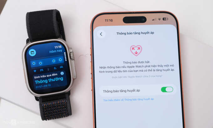 Apple Watch cảnh báo huyết áp cao thế nào?