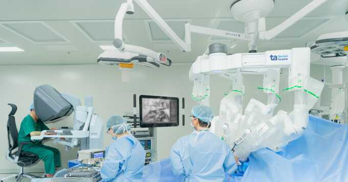 Bệnh viện phẫu thuật bằng robot Da Vinci Xi nhiều nhất Việt Nam