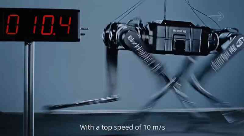 Robot Báo Đen bốn chân chạy nhanh như nhà vô địch Usain Bolt